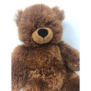 Brown Bear Says I Love You Chrisha Playful Plush Soft Fluffy 16 Inches 2003